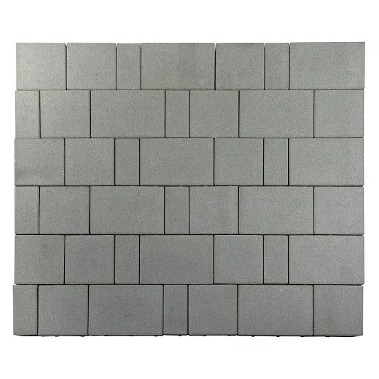 Тротуарная плитка Старый город Ландхаус, Серый BRAER 60 мм