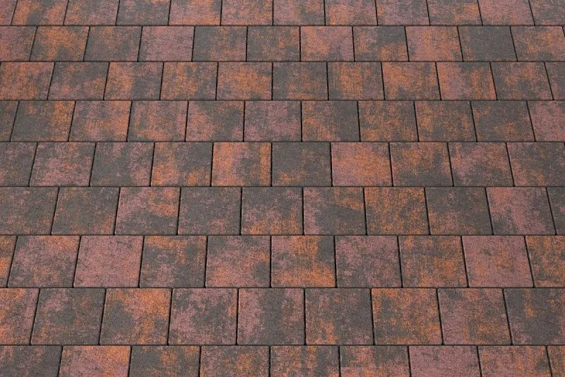 Тротуарная плитка Квадрат 15х15 Браун Stellard 80 мм