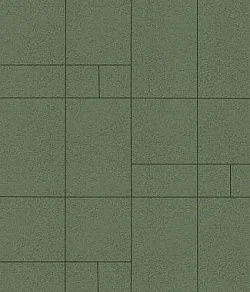 Тротуарная плитка Грандо Стандарт Зеленый Б.9.Фсм.6 Выбор 60 мм