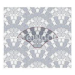 Тротуарная плитка Классика круговая Серая Steingot 60 мм