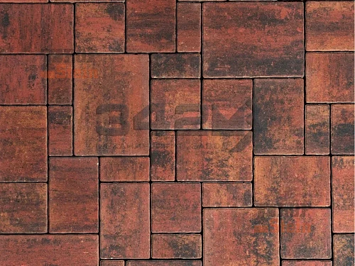 Тротуарная плитка Бавария, Арктика 342 МЗ 60 мм