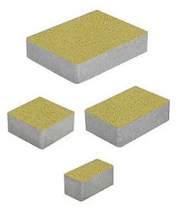 Тротуарная плитка МЮНХЕН Стандарт Желтый Б.2.Фсм.6 Выбор 60 мм