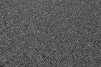 Тротуарная плитка Паркет Черный агат Stellard 80 мм