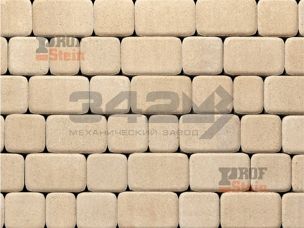 Тротуарная плитка Классика, Белый 342 МЗ 60 мм