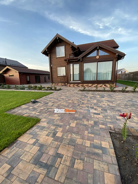 Укладка тротуарной плитки Бавария Блэнд от Steingot