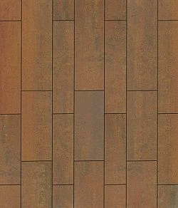 Тротуарная плитка ПАРКЕТ Листопад гладкий Арабская ночь Б.9.Псм.8 Выбор 80 мм