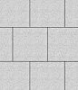 Тротуарная плитка КВАДРАТ 400х400 Гранит Серый с черным Б.6.К.6 Выбор 60 мм