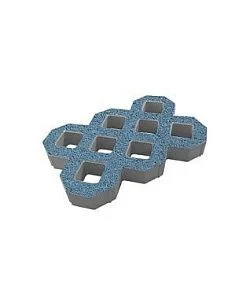 Тротуарная плитка ГАЗОННАЯ РЕШЕТКА Гранит Синий Б.1.ГР.8 Выбор 80 мм