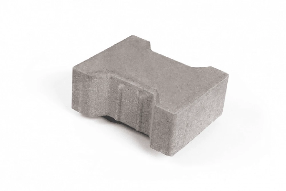 Тротуарная плитка Катушка Нобетек 1Ф8Ф Светло-Серая 80 мм