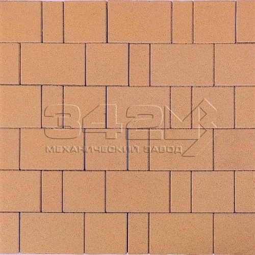 Тротуарная плитка Новый город Коричневый 342 МЗ 60 мм