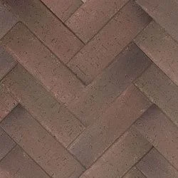 Брусчатка тёмно-красная флэш Глазго Лонг клинкер тротуарный ЛСР