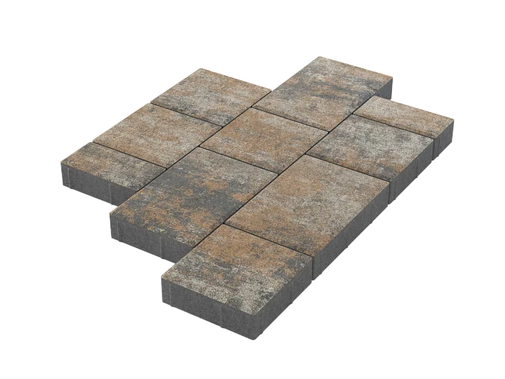 Тротуарная плитка Мозаика Каньон Stellard 60 мм