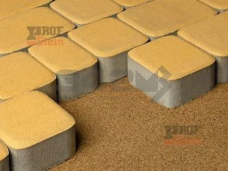 Тротуарная плитка Классика, Желтый 342 МЗ 60 мм