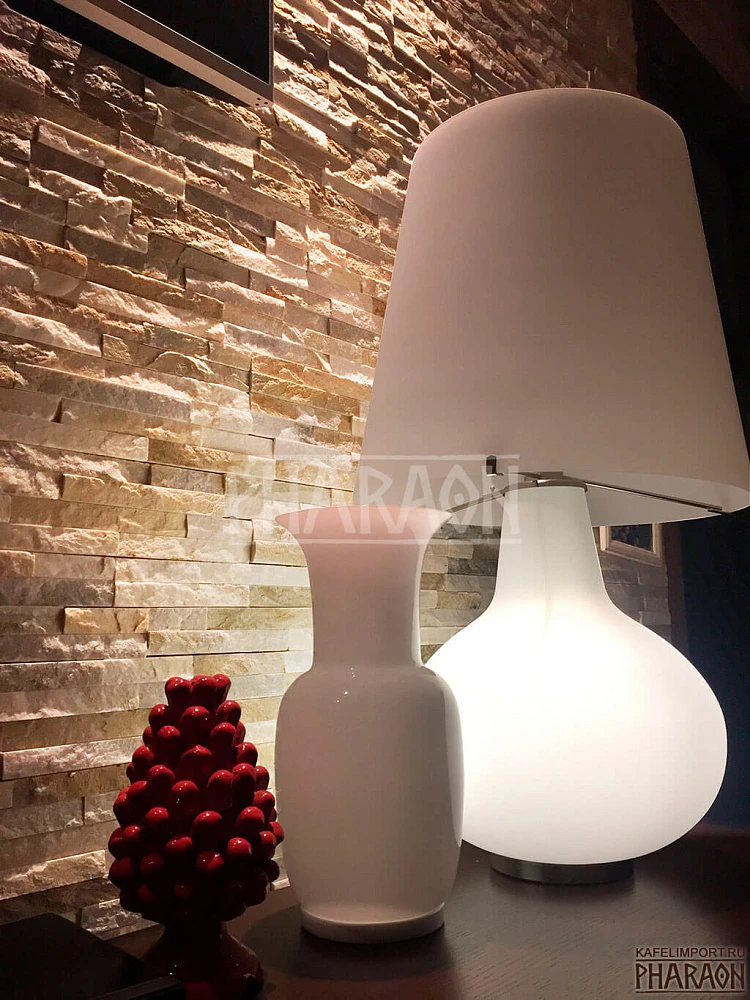 3D панель из натурального камня Сланец Бежевый Классик Pharaon