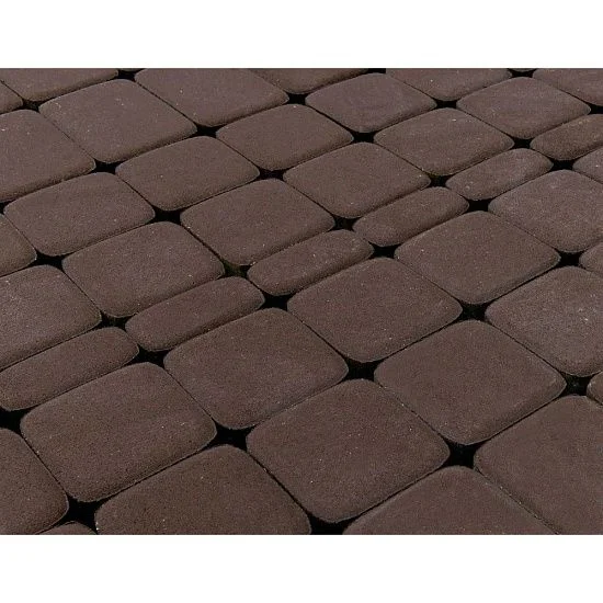 Тротуарная плитка Классико, Коричневый BRAER 60 мм