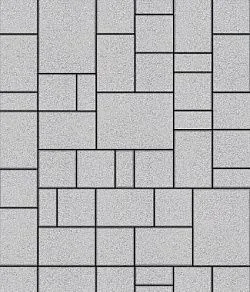 Тротуарная плитка МЮНХЕН Стандарт Белый Б.2.Фсм.6 Выбор 60 мм