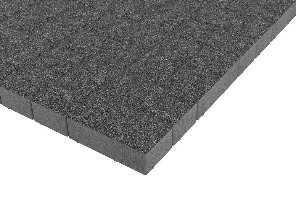 Тротуарная плитка Брусчатка Черный агат Stellard 80 мм