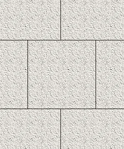 Тротуарная плитка КВАДРАТ 500х500 Стоунмикс Белый Б.5.К.6 Выбор 60 мм
