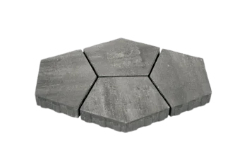 Тротуарная плитка Квинта Нобетек 3П8Ф Серая 80 мм