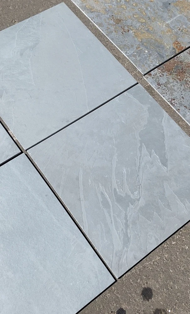 Плитка Сланец Серый (натуральный скол) 600х600 Pharaon