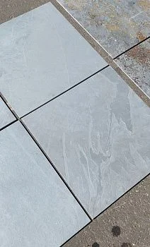 Плитка Сланец Серый (натуральный скол) 600х600 Pharaon