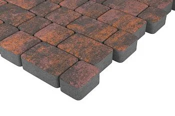 Тротуарная плитка Старый город Браун Stellard 40 мм