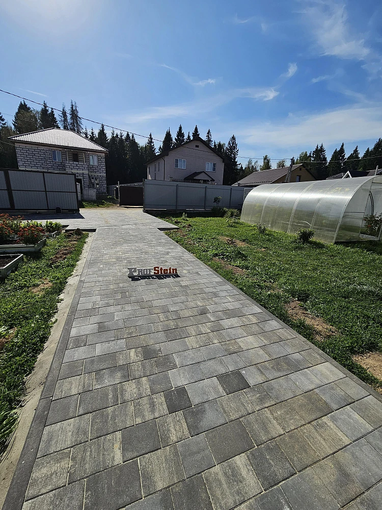 Укладка брусчатки от Steingot в цвете Штайн Блэк