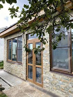 3D панель из натурального камня Кварцит Мультиколор Модерн Pharaon