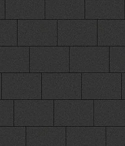 Тротуарная плитка ПРЯМОУГОЛЬНИК 750х500 Стандарт Черный Б.14.П.8 Выбор 80 мм