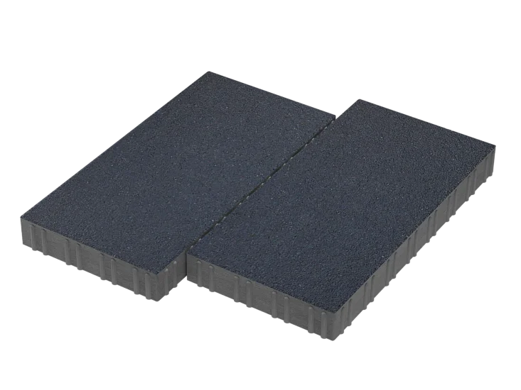 Тротуарная плитка Мега Черный Stellard 80 мм