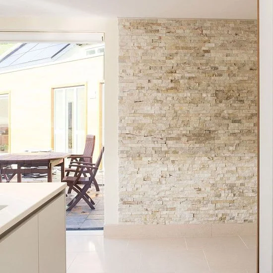 3D панель из натурального камня Кварцит Бежевый Классик Pharaon