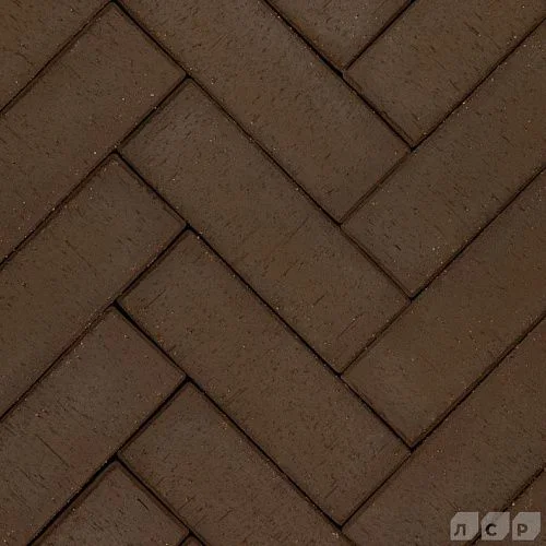 Брусчатка графитовая "Штутгарт" ЛОНГ клинкер тротуарный ЛСР