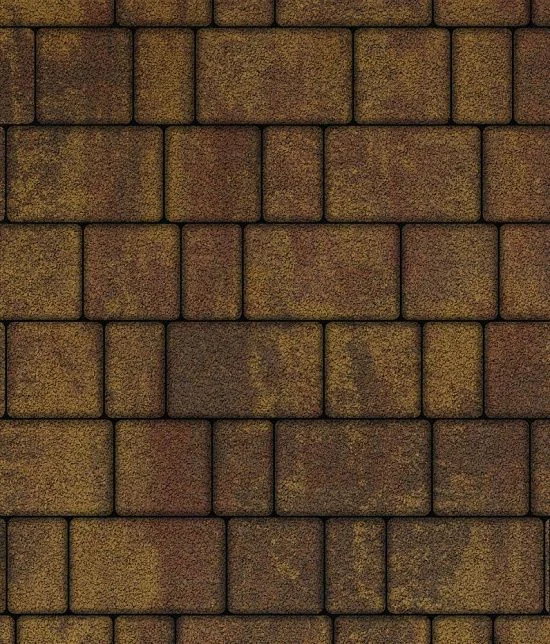 Тротуарная плитка СТАРЫЙ ГОРОД Листопад гранит Осень Б.1.Фсм.6 Выбор 60 мм