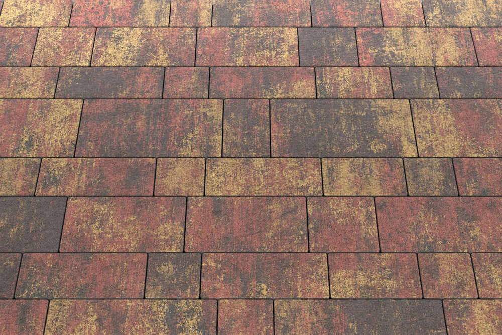 Тротуарная плитка Микс Сити Закат Stellard 60 мм