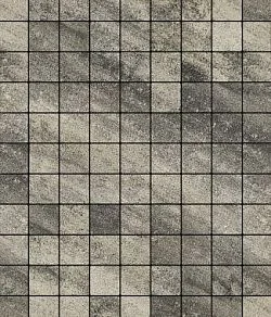 Тротуарная плитка КВАДРАТ Листопад гладкий Антрацит А.3.К.4 Выбор 40 мм