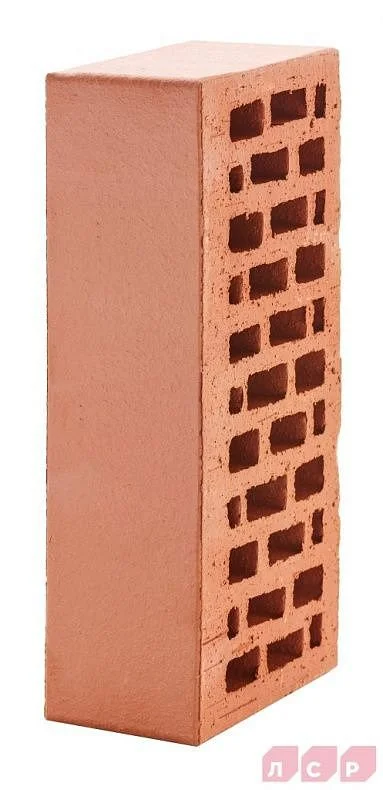 Кирпич лицевой красный 1 NF гладкий ЛСР