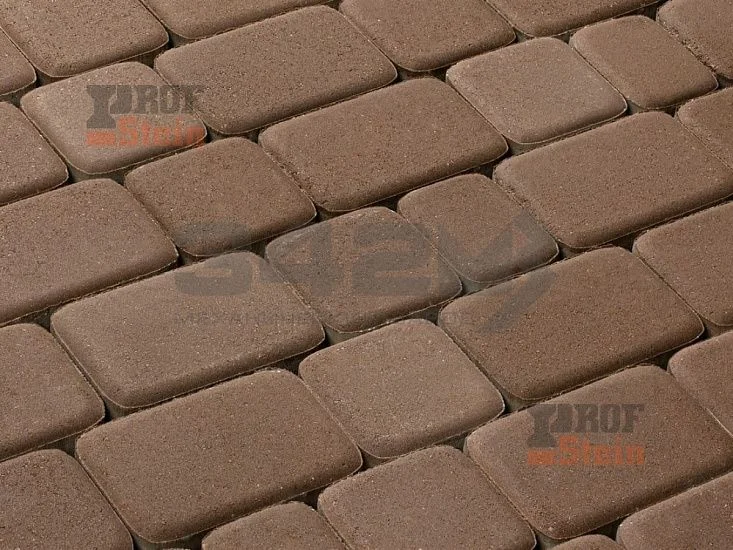 Тротуарная плитка Классика, Коричневый 342 МЗ 60 мм