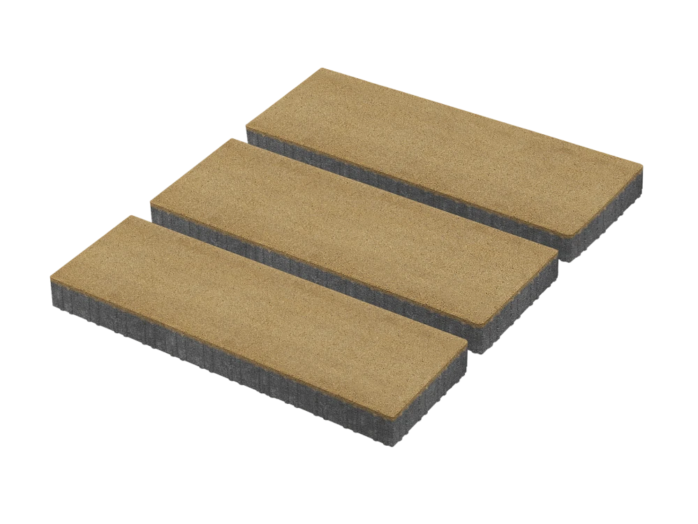 Тротуарная плитка Патио XL Желтый Stellard 80 мм