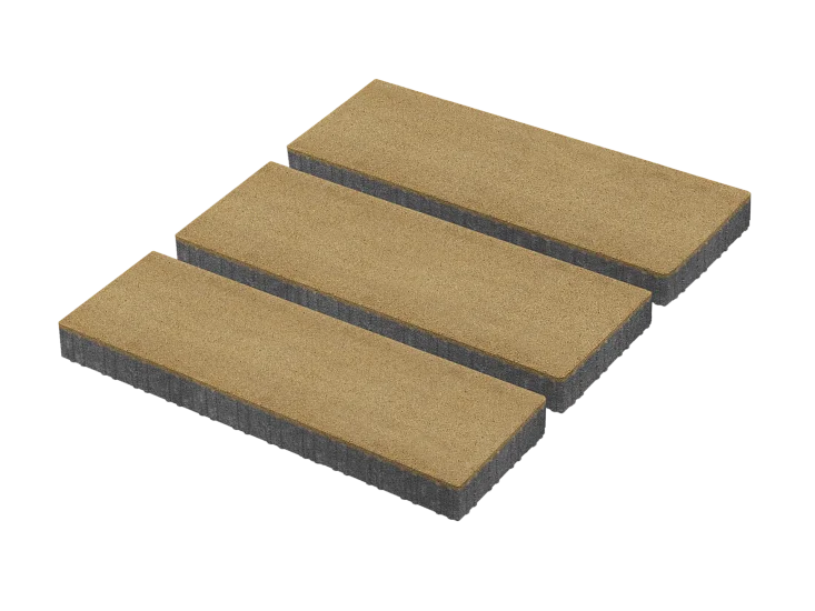 Тротуарная плитка Патио XL Желтый Stellard 80 мм