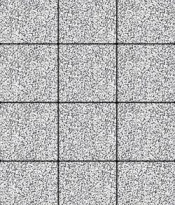 Тротуарная плитка КВАДРАТ 300х300 Стоунмикс Белый с черным Б.1.К.6 Выбор 60 мм