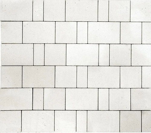 Тротуарная плитка Старый город Ландхаус, Белый BRAER 60 мм