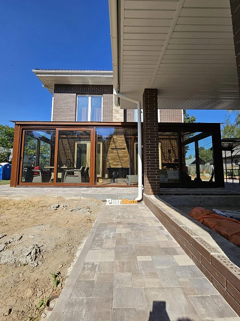 Укладка тротуарной плитки Бавария Штайн Браун