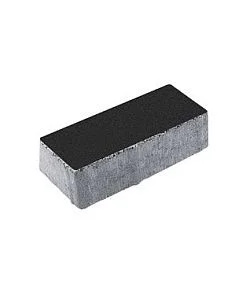 Тротуарная плитка ПРЯМОУГОЛЬНИК 240х120 Стандарт Черный Б.3.П.6 Выбор 60 мм