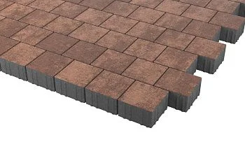 Тротуарная плитка Квадрат 15х15 Мокко Stellard 80 мм