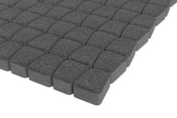 Тротуарная плитка Классико Черный агат Stellard 60 мм