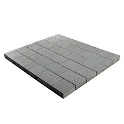 Тротуарная плитка Старый город Ландхаус, Серый BRAER 80 мм