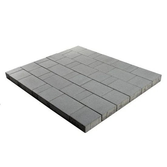 Тротуарная плитка Старый город Ландхаус, Серый BRAER 80 мм