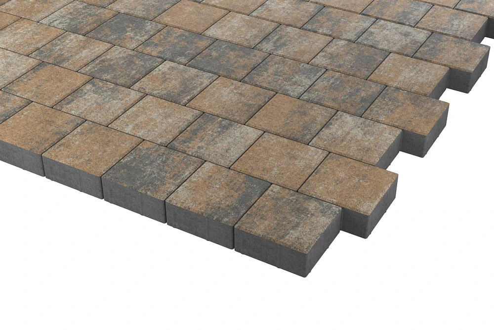 Тротуарная плитка Квадрат 20х20 Каньон Stellard 60 мм