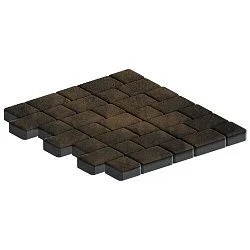 Плитка тротуарная Инсбрук Альт Дуо бомонт Гладкая SteinRus 40 мм