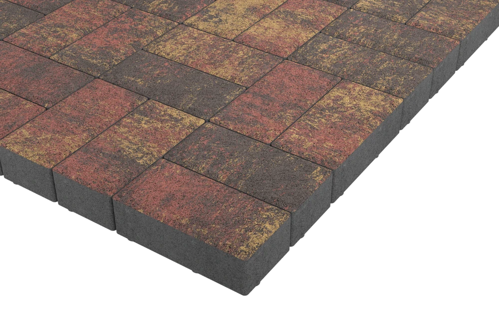 Тротуарная плитка Брусчатка Закат Stellard 60 мм